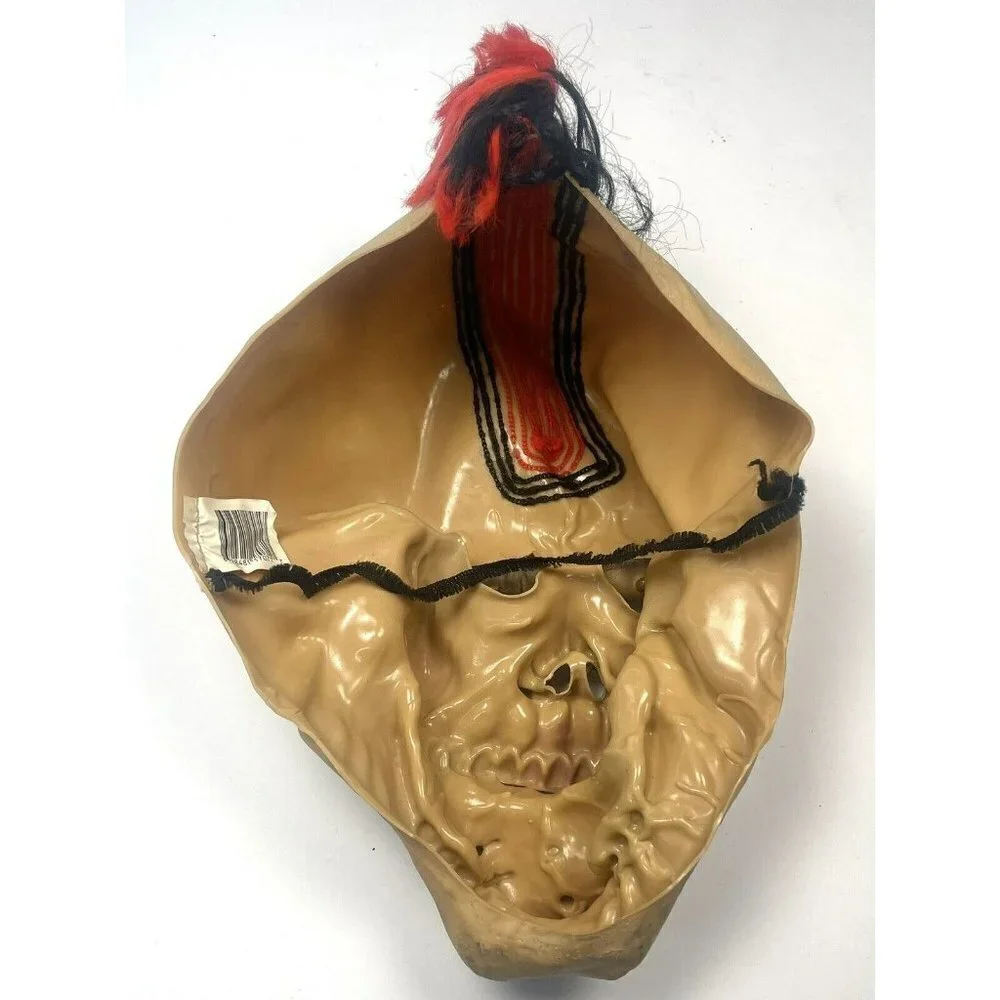 VTG IEW Full-Face Latex Punk Rock Zombie HALLOWEEN MASK Mohawk Undead Scary READ
